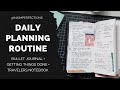 How to Plan Every Day: Bullet Journal in a Travelers Notebook