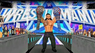 Roman Reigns Vs Brock Lesnar Match | Wwe Wrestlemania 38 Highlights | Wr3d | Title Unification