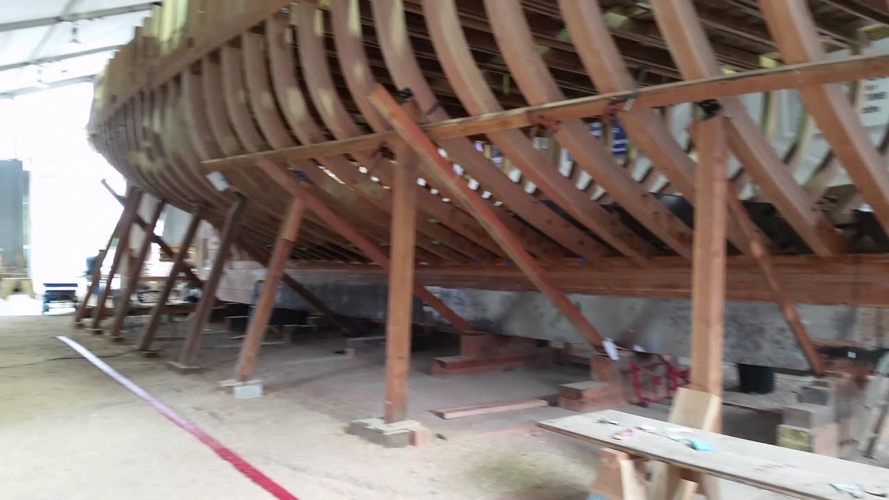 Tall ship building in Sausalito YouTube