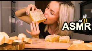 Asmr Raw Honeycomb Mukbang Sticky Eating Sounds No Talking