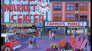 Pike Place Market In Seattle 2015 Home Of The First Starbucks Store