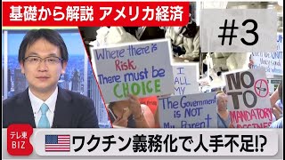 ワクチン義務化で人手不足!?【滝沢孝祐の“５分でわかる”経済解説】（2021年10月12日）