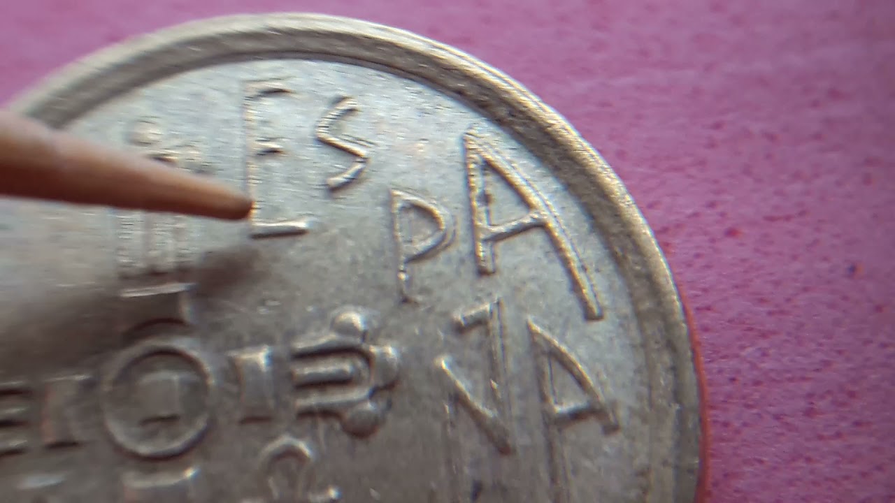 error 5 y LETRAS DOBLADA CANTÓ ANCHO 5PTAS 1995 ASTURIAS ESPAÑA