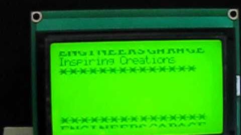 Interfacing Graphical LCD (GLCD) with 8051 Microcontroller by Displaying String on it