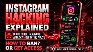Instagram Hacking Explained 🔥 | Brute Force, Password Attacks & Account Security..