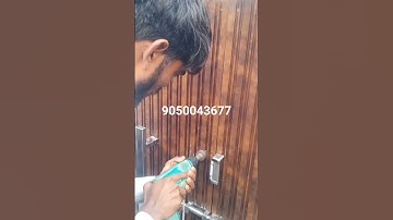 How to insert a electronic lock in profile gate Part -1