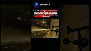 The First Plane Takeoff Inside a Tunnel ✈️