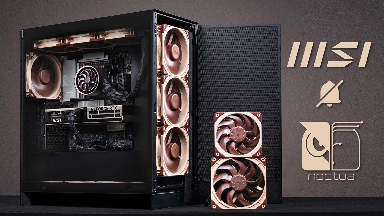 NO RGB PC BUILD | Ryzen 7 9700X + MSI RTX 5070 + Noctua G2 +