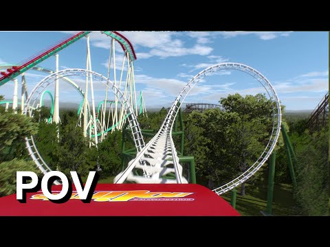 Python POV | NoLimits 2 | 60fps | 2D