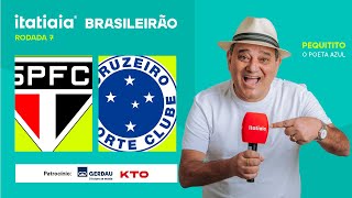 SÃO PAULO X CRUZEIRO AO VIVO NA ITATIAIA | REACT DO BRASILEIRÃO 2024