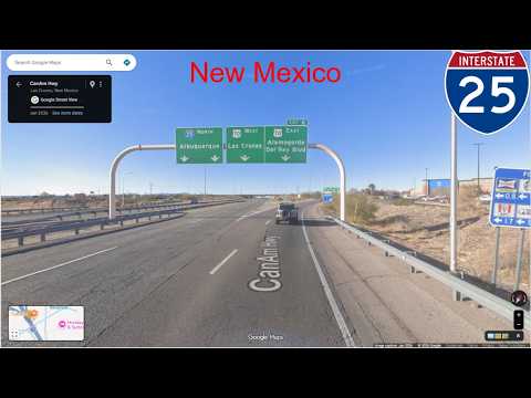 Interstate 25 - New Mexico northbound