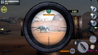 Best Sniper: Shooting Hunter 3D - Kill 2 Nedoceratops (Cute Animals) kill dinosaur king screenshot 3