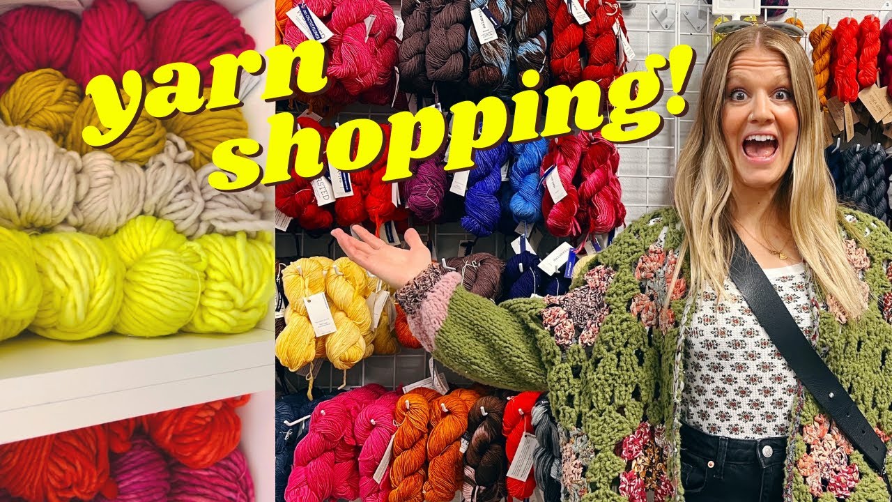come yarn 🧶 shopping with me in Colorado Springs + see what I got! 🤩