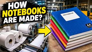 How Millions of Notebooks Are Made Every Day | From Paper to Notebook Complete Manufacturing Process