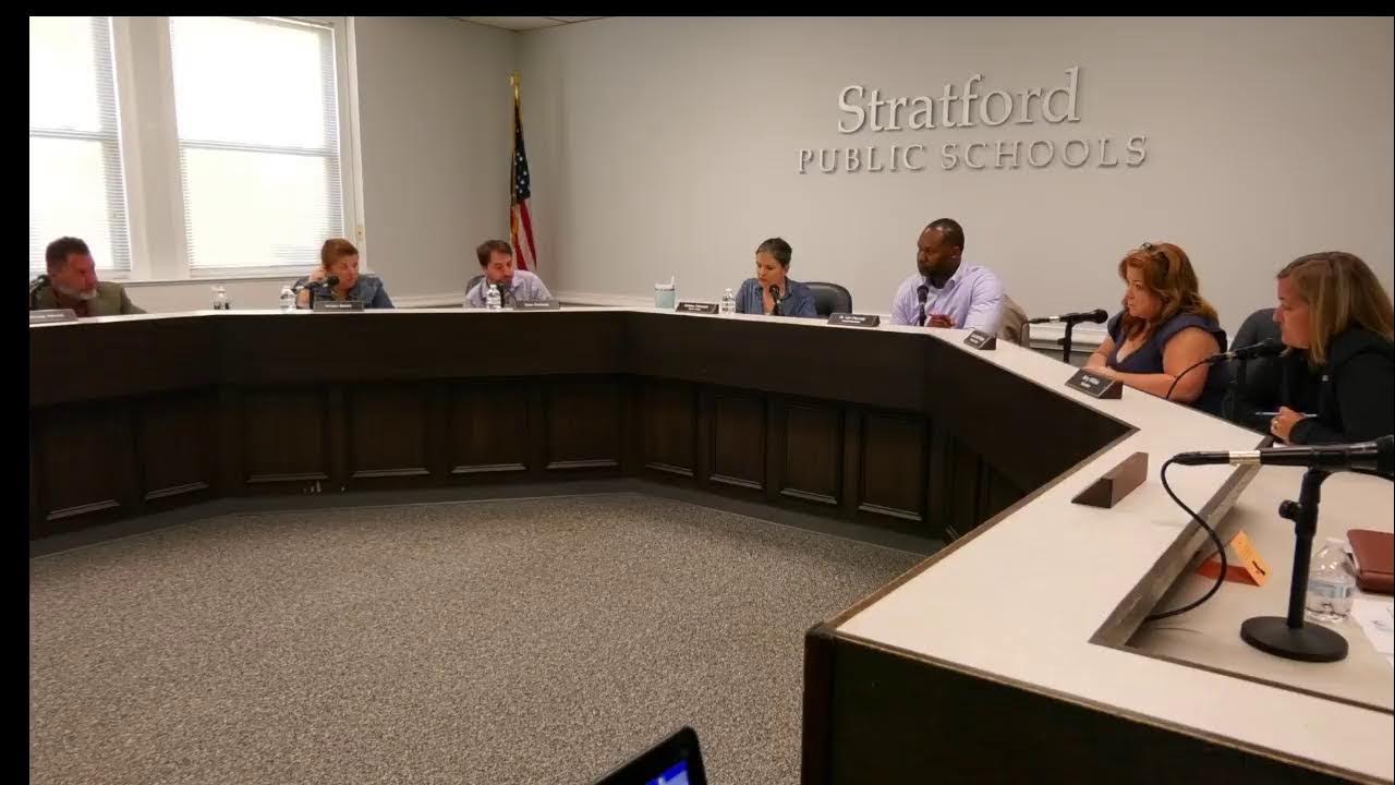 Stratford Board of Education Special Meeting 06.21.23 YouTube