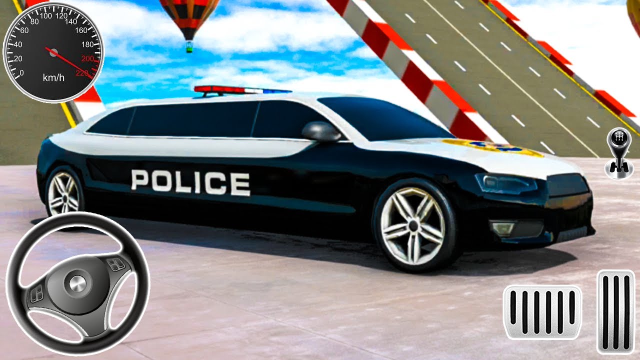 Police Prado Car Stunt - Mega Ramp Stunts 3D - Prado Cars Games 2020 | Android Gameplay FHD