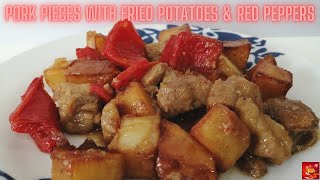 Pork with Fried Potatoes and Peppers | Enough For Leftovers