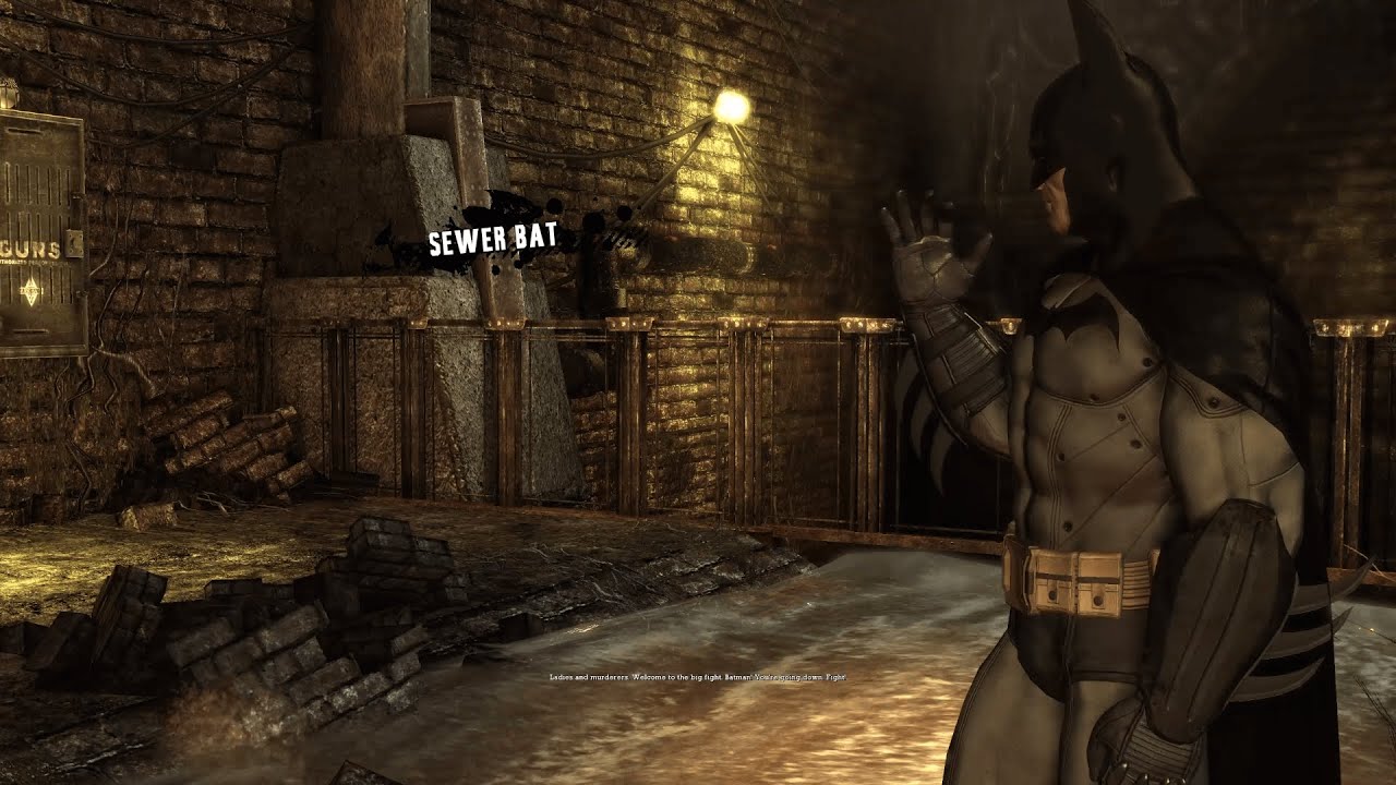 Batman: Arkham Asylum - Sewer Bat - Combat Challenge