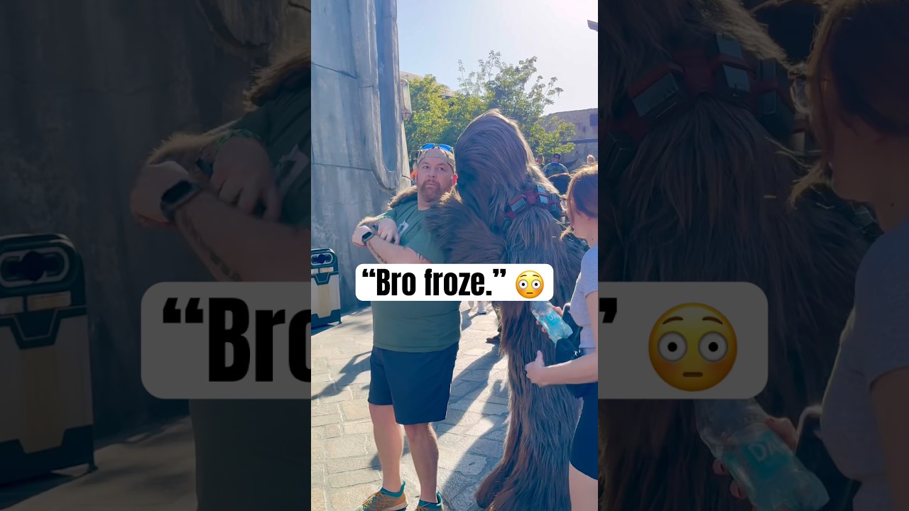 CHEWBACCA CAUGHT HIM OFF GUARD 😭