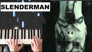 Slenderman Soundtrack Trailer Official 2018 PIANO TUTORIAL
