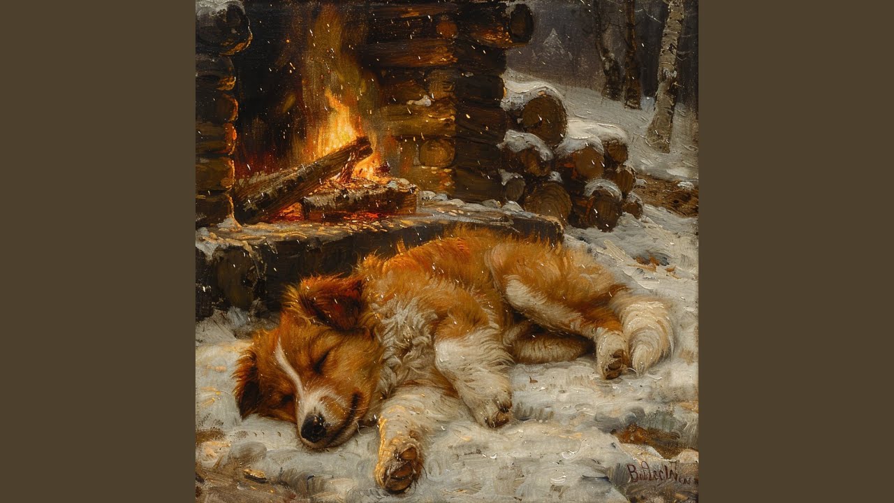 El Tiempo Pacífico De Las Mascotas En El Fuego Crujiente