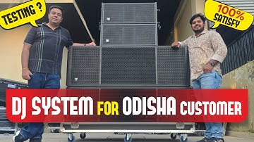 Customer Travels from Odisha to Punjab for Complete DJ Setup | BASS +  LINE ARRAY  Sound Test