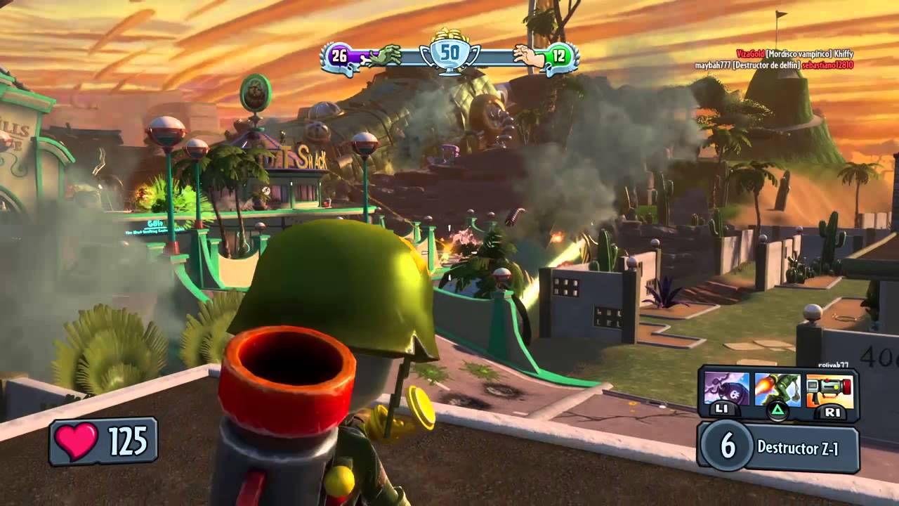 Plants vs Zombies Garden Warfare - Soldado zombie OP - YouTube