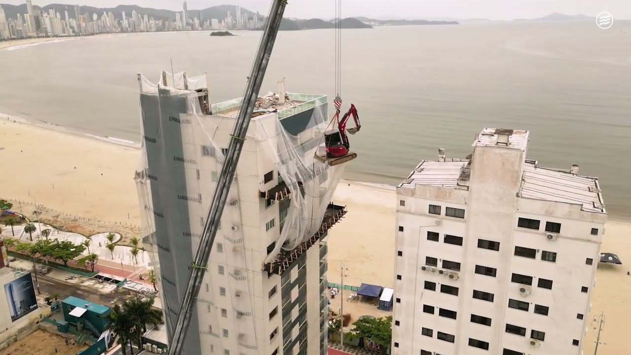 EMBRAED - A MAIOR DEMOLIÇÃO DE PRÉDIO DO BRASIL