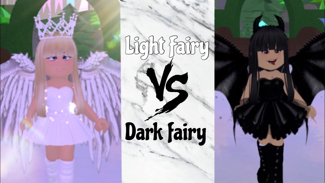 Light fairy Vs Dark Fairy Morning Routine Royal high ( Roblox) YouTube