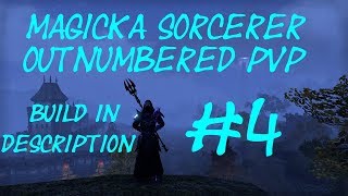 Magicka Sorcerer 1vX & Outnumbered PVP #4 - ESO Clockwork City