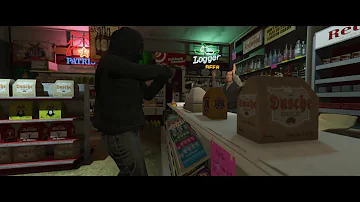 GTA 5 ( Juice Movie Scene ) - Corner Store Robbery  - Dir by @tha.official.jojo