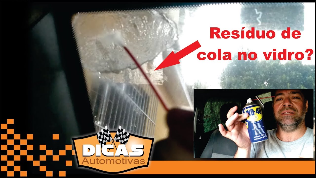 Como tirar cola de adesivo dos vidros e lataria / Dicas Automotivas ...