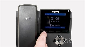 How to remotely provision a Fanvil phone on 3CX