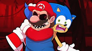 O JOGO MAIS ATERRORIZANTE DO MARIO E SONIC! (MARIO.EXE VS SONIC)