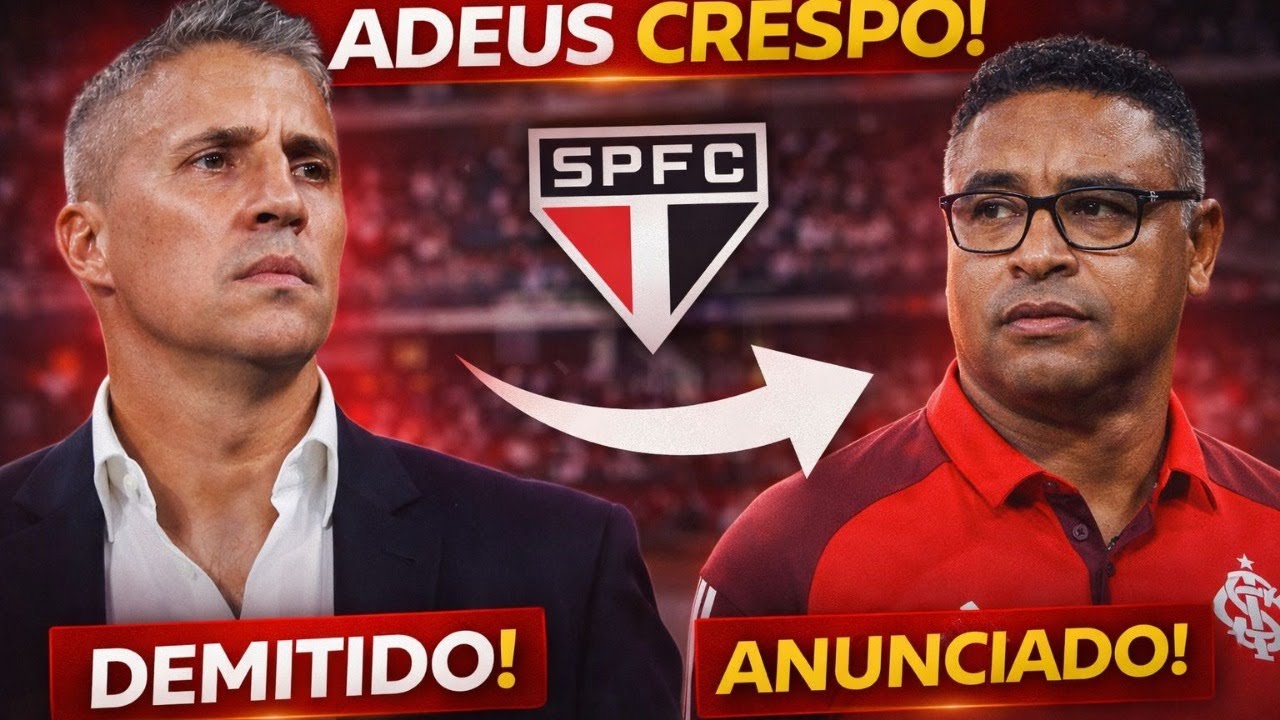 AO VIVO - ROGER MACHADO CHEGA AO SÃO PAULO APÓS QUEDA DE CRESPO!