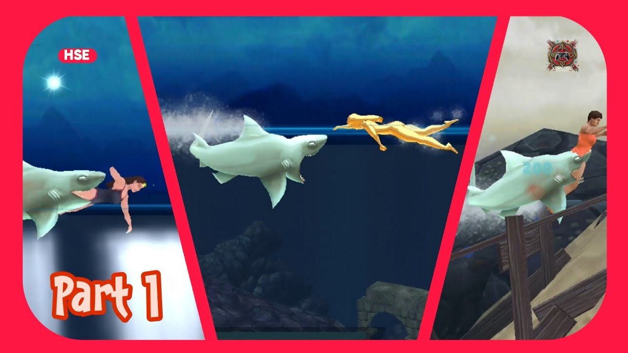 Playing Hungry Shark Evolution – Eating Fish, Humans & More! 🦈