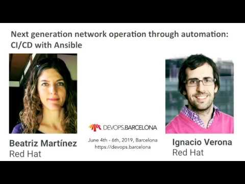 Beatriz Martinez & Ignacio Verona – Next generation network operation through automation