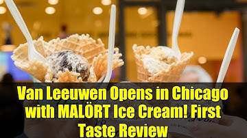 Van Leeuwen Opens in Chicago with MALÖRT Ice Cream! First Taste Review