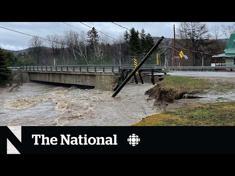 2 Fire fighters swept away in flood northeast of Quebec City