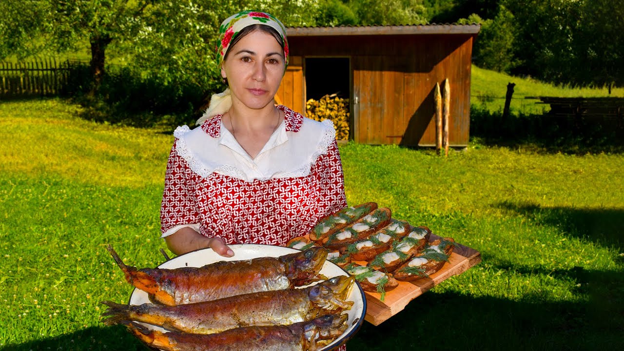 Maria Cooks Trout and Collects Honey | Life away from civilization