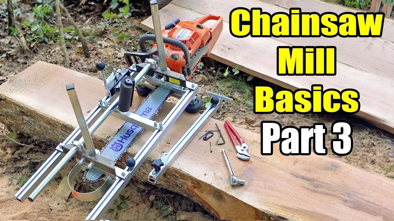 Chainsaw Milling Basics Part 3 Chainsaw Mill Winch YouTube
