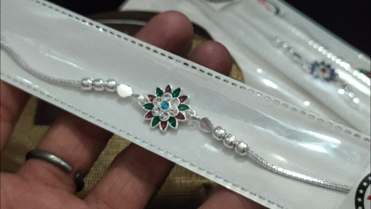 Silver Rakhi Designs With Price 2021 - YouTube