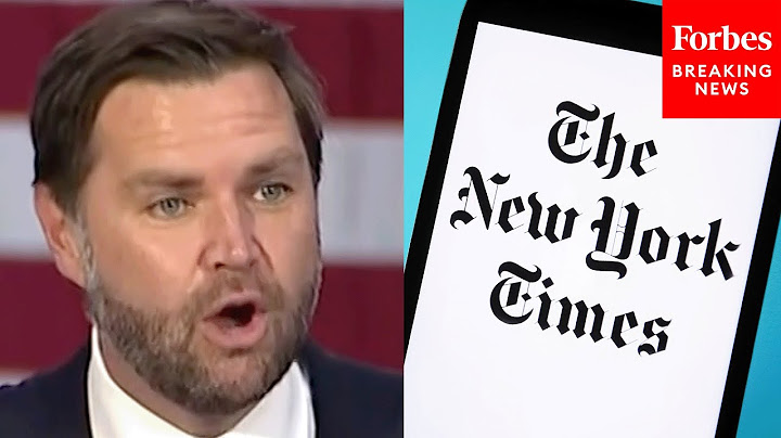 'This Is Not A Joke Headline...': JD Vance Mocks New York Times Over Trump Border Policy Reporting