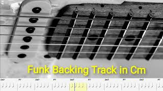 Funk Backing Track in Cm 100bpm