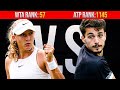 What Happens When ATP &amp; WTA Players Face Off In Tennis?