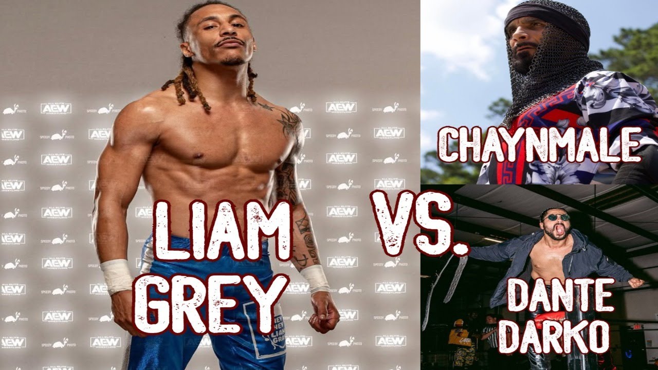 LIAM GREY VS. CHAYNMALE & DANTE DARKO AT DWA WRESTLING