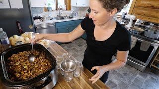 HUGE Preserving Day | Enchilada Sauce, Sloppy Joes, Green Tomato Curry