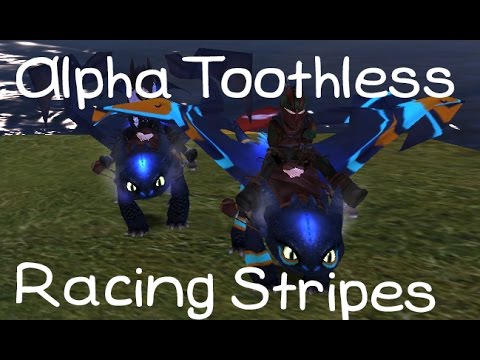 Alpha Toothless Racing Srtipes in Sod - YouTube