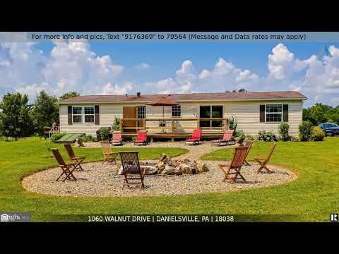 1060 Walnut Drive, Danielsville, PA home video tour
