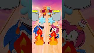 New Freeze Or Fire Run Sonic Vs. Amy Rose Day 40 Challenge